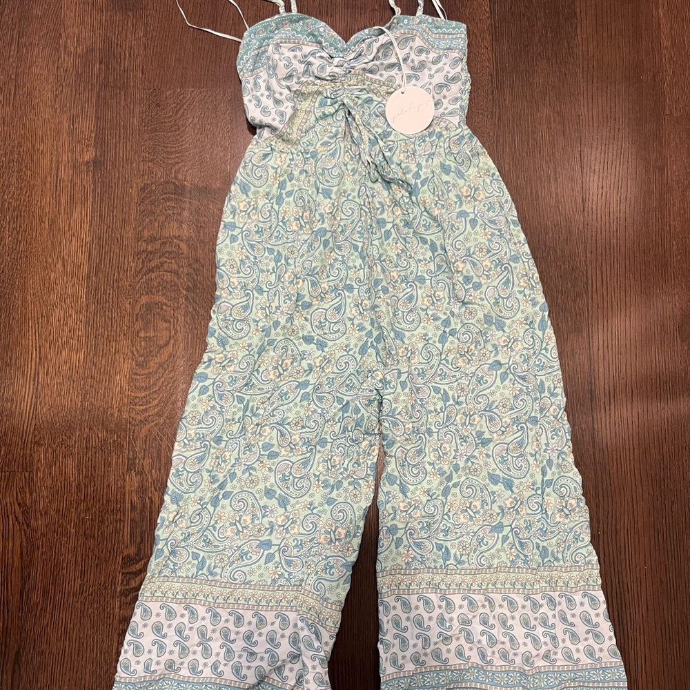 Paisley Print Jumpsuit